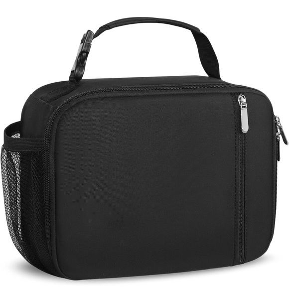 L Other - L Lunch Box Kids Insulated Lunch Bag for Boys with Water Bottle Holder-Black